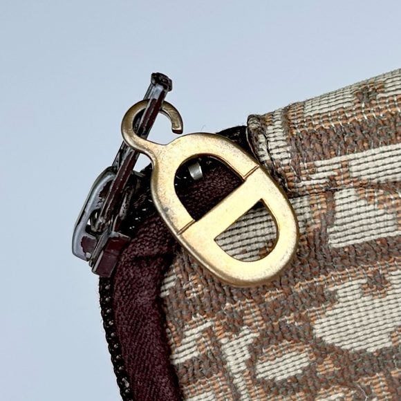 Dior Oblique Brown Canvas Bag Case - Picture 3 of 8